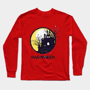 Halloween House Design Long Sleeve T-Shirt